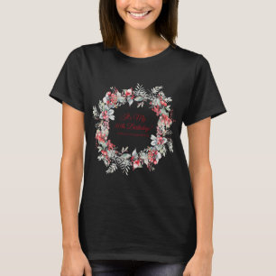 Winter Berry 30th Birthday Elegant T-Shirt