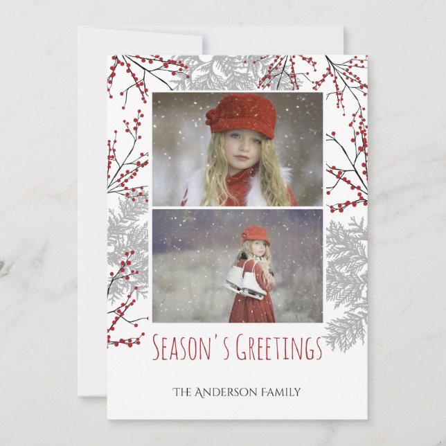 Winter Berry Holiday Card