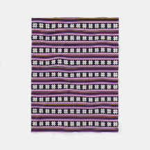 Winter Berry Nordic Knitted Cross Stitch Graphic