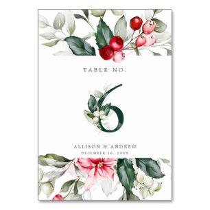 Winter Berry Table Number 6