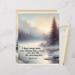 Winter Bible Verses Paper Craft Cardstock