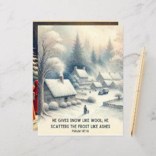 Winter Bible Verses Paper Craft Cardstock