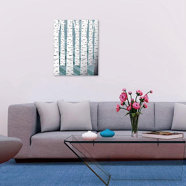 Winter Birch Trees Foil Prints (Creator Uploaded)