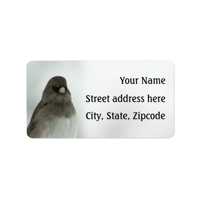 Winter Bird Label (Front)