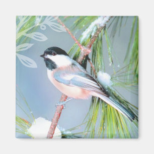 Winter Bird Magnet