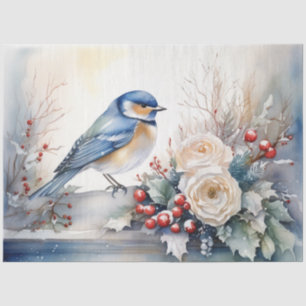Winter Bird Tissue Paper