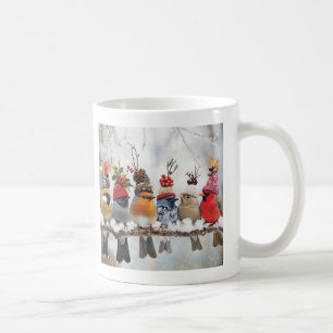 Winter Birds, birdlovers-mug, gifts-for her, Coffee Mug