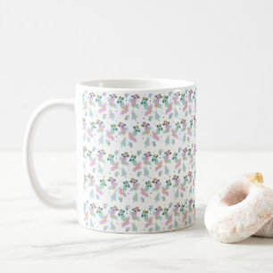 Winter Birds Christmas Trees Iceberg Doodle Coffee Mug