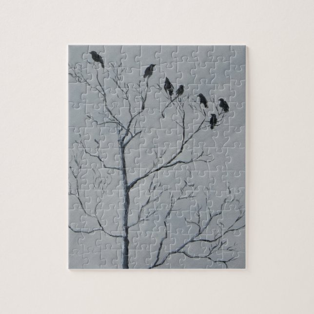 Winter Birds Jigsaw Puzzle (Vertical)