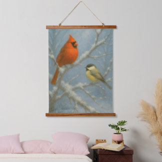 Winter Birds – Life in the Quiet Hanging Tapestry