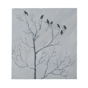 Winter Birds Notepad