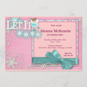 Winter Birthday Invitation
