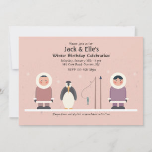 Winter Birthday Party Invitation