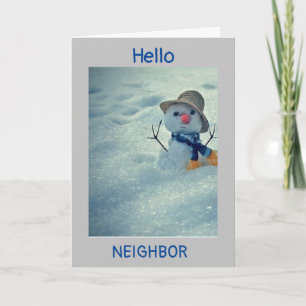 **WINTER BIRTHDAY TO MY *NEIGHBOR* CARD