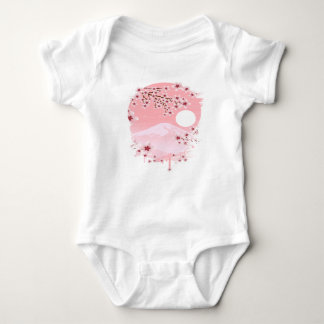Winter Blossom  Baby Bodysuit