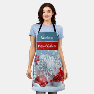 Winter Blossom Composition Apron