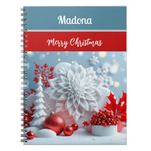 Winter Blossom Composition Notebook