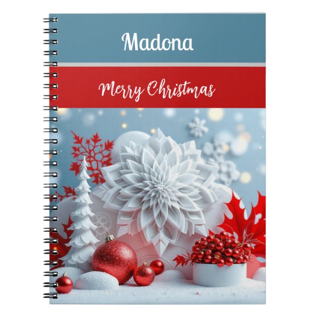 Winter Blossom Composition Notebook (Front)