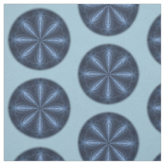 Winter Blossom Kaleidoscope Mandala Fabric