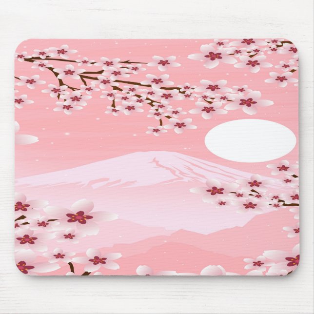 Winter Blossom Mouse Pad (Front)