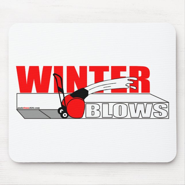 WINTER BLOWS MOUSE PAD (Front)