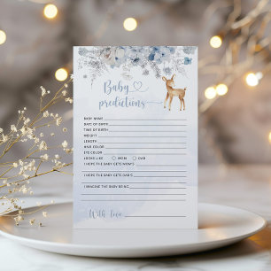 Winter blue baby deer predictions for baby