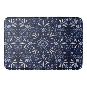 Winter Blue Bath Mat