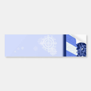 Winter Blue Bumper Sticker