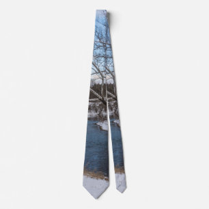 Winter Blue James River Neck Tie