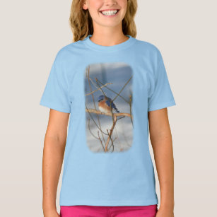 Winter Bluebird Animal Nature T-Shirt