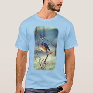 Winter Bluebird Animal Nature T-Shirt