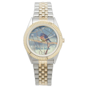 Winter Bluebird Personalised    Watch