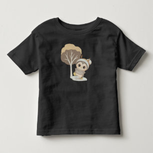 Winter Boho Penguin Toddler T-shirt