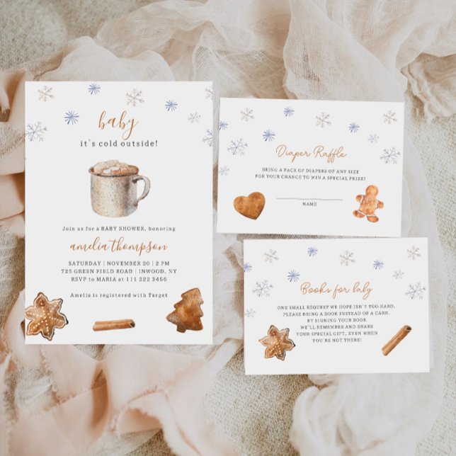 Winter Books for Baby Enclosure Card (Creator Uploaded)