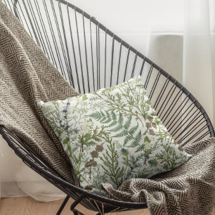 Winter Botanical  Cushion