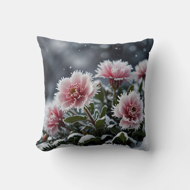 Winter Botanical Cushion (Front)