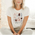 Winter Botanical Enjoy The Little Thing  T-Shirt<br><div class="desc">Winter Botanical Enjoy The Little Thing T-Shirt</div>