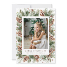 Winter Botanical Holiday Card