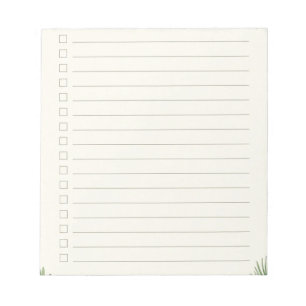 Winter Botanical Kitchen Market List Magnetic Pad