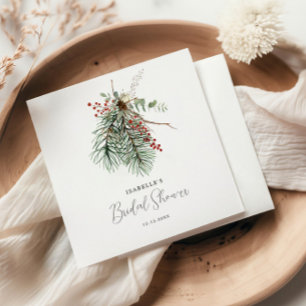 Winter Botanical Napkin