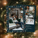 Winter Botanicals Coquette Bow | Elegant Photo Holiday Card<br><div class="desc">Share your warmest holiday wishes with this elegant photo Christmas card featuring hand-painted winter botanicals, pine greenery, and dainty red coquette bows framing your favorite family photo. The back offers space for multiple pictures and a heartfelt holiday message, making it a timeless keepsake for loved ones. Perfect for families who...</div>