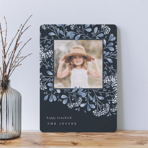 Winter Bouquet   Hanukkah Photo Card
