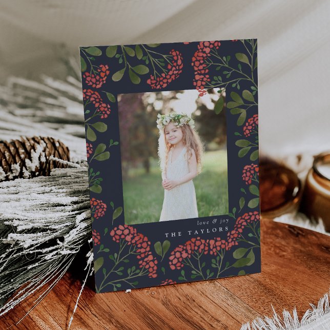 Winter Bouquet | Holiday Photo Card (Creator Uploaded)