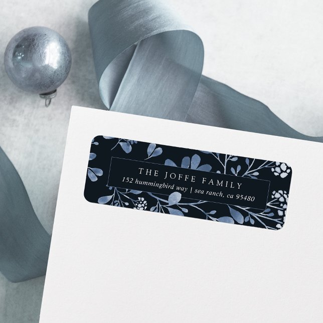 Winter Bouquet Return Address Return Address Label (Creator Uploaded)