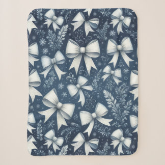 Winter Bows Sherpa Blanket