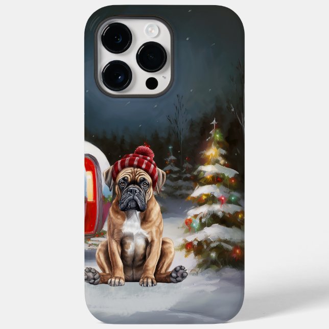 Winter Boxer Caravan Christmas Adventure Case-Mate iPhone Case (Back)