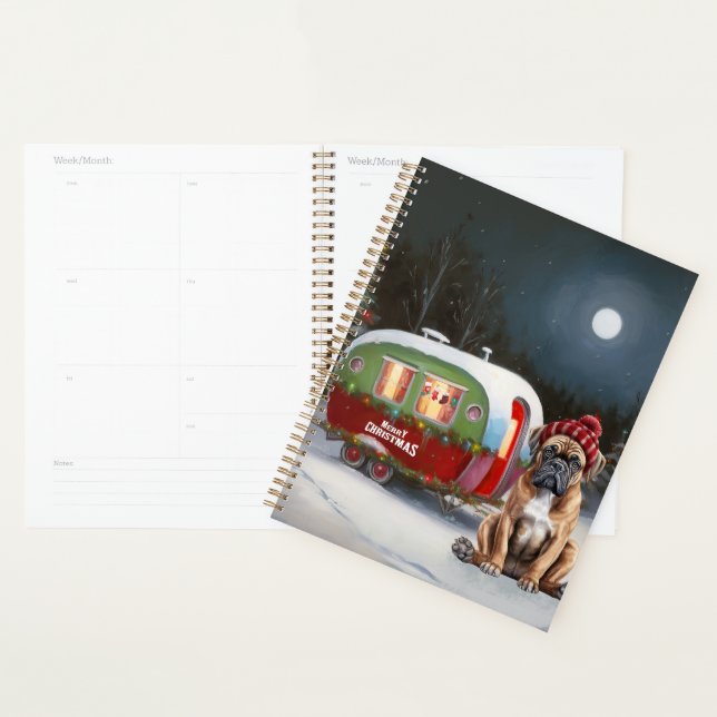 Winter Boxer Caravan Christmas Adventure Planner (Display)