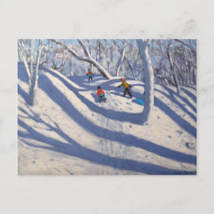 Winter Bramcote Nottingham 2009 Postcard