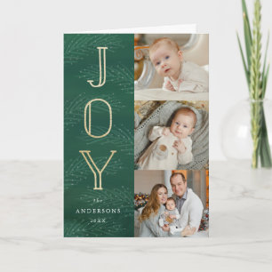 Winter Branches Holiday Photo Greeting Card