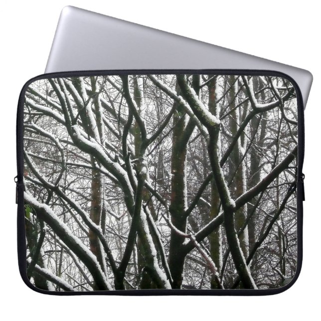 Winter Branches Laptop Sleeve (Front)